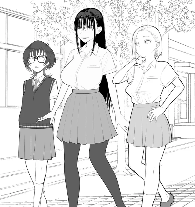 おまけのざっくり身長差 