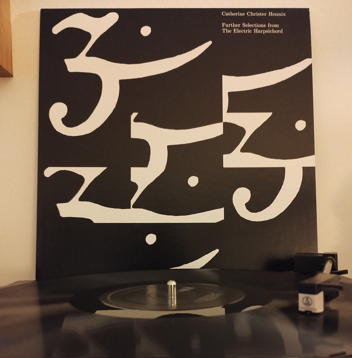 #TonightsListening 
Catherine Christer Hennix: Further Selections from The Electric Harpsichord

Drifting away to a higher plane...would recommend 

blankformseditions.bandcamp.com/album/further-…