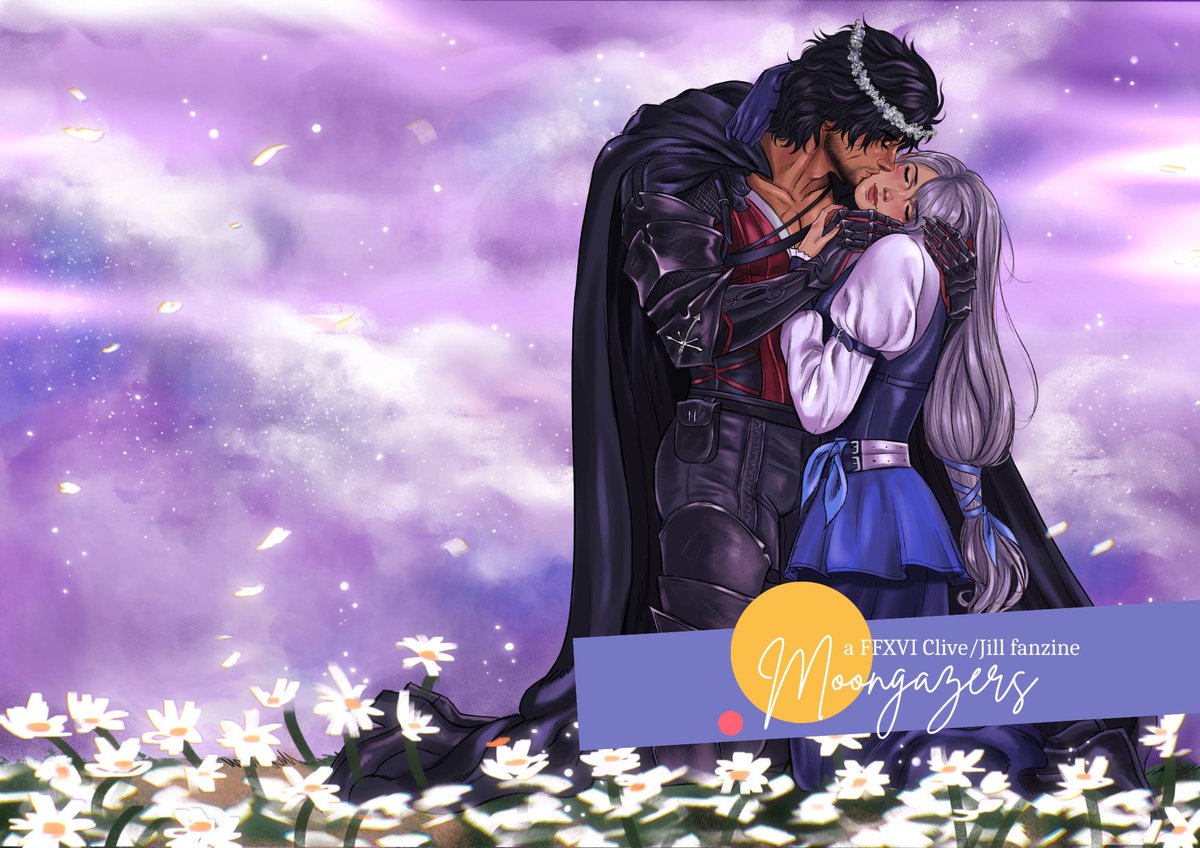 In addition to our 10 January release date announcement, we have one more surprise: the cover for Moongazers, with beautiful art from <a href="/MariyaElizabeth/">🐰Mary⁷🐰 | COMMS OPEN!</a>! 

#FFXVI #Cliji #CliveJill #FinalFantasyXVI  #FinalFantasy16