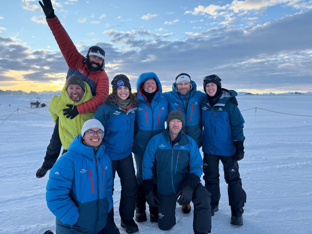 Rachel Kirby (@geoplaneteer) on Twitter photo We have arrived in Antarctica! It was great to catch up with the other two <a href="/saef_arc/">Securing Antarctica's Environmental Future</a> teams in Queen Maud Land this season. Looking forward to a few days of training before heading up into the mountains for some awesome science! We have arrived in Antarctica! It was great to catch up with the other two <a href="/saef_arc/">Securing Antarctica's Environmental Future</a> teams in Queen Maud Land this season. Looking forward to a few days of training before heading up into the mountains for some awesome science!