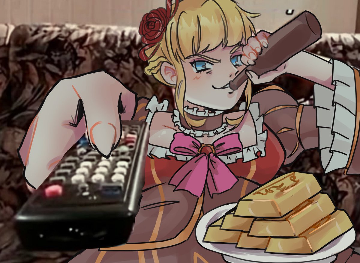 she’s watching rosa go thru The Horrors #umineko