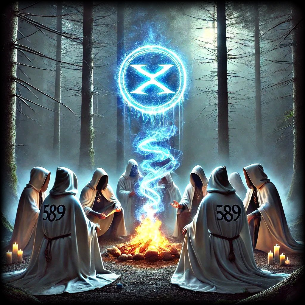 #XRP

🔥 Around the fire, 
💨 Smoke does rise,
🌌 589 glows beneath the skies.
✨ XRP’s light,
👁️ Our path to see,
🌟 Today we act,
🥇 For what will be.

🔗 firstledger.net/token/r47648Mx…