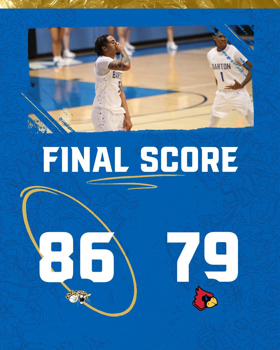 Back To Work. 

🔹 James Parlow Jr - 22pts, 7reb, (8-10FG) 
🔹 Lyna Brooks Jr - 20pts (4-4 3PT. 6-7FG)
🔹 Brent Moss - 12pts 
🔹 Rodriguez &amp; Muchitsch - 9pts each 
🔹 Williams Jr - 7pts - 4ast 

#GoBarton #RollCougs 🐾