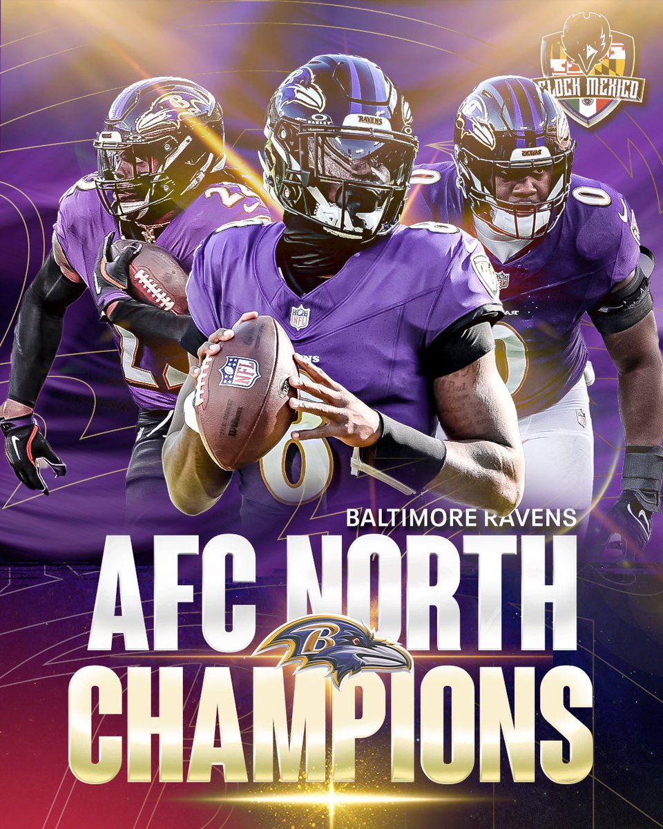 AFC NORTH CHAMPS‼️‼️

<a href="/Ravens/">Baltimore Ravens</a>