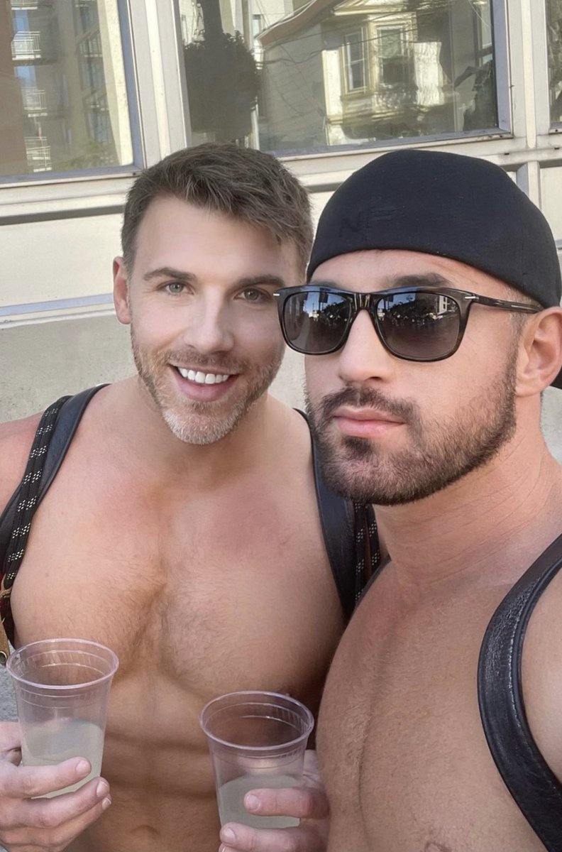 BuffWanderlust's tweet photo. Folsom: where we’re loud, proud, and a little bit scandalous. 🖤✨ Leather up, let loose, and live unapologetically. 😏#FolsomStreetFair #UnleashTheBeast" #ServingKinkAndConfidence" https://t.co/digsp9HQqE