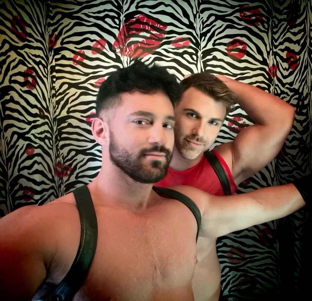 BuffWanderlust's tweet photo. Folsom: where we’re loud, proud, and a little bit scandalous. 🖤✨ Leather up, let loose, and live unapologetically. 😏#FolsomStreetFair #UnleashTheBeast" #ServingKinkAndConfidence" https://t.co/digsp9HQqE