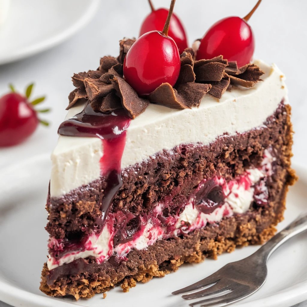 #Black #Forest #cheesecake 😋🍰