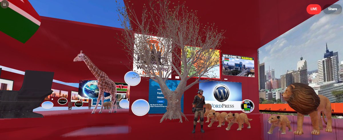 wmjackson's tweet photo. Technological innovations are changing the world. #Africa must not be discounted nor forgotten for its
influence, inspiration, engagement with digital ecosystems. #MetaverseWP providing metaverse spaces for schools, small &amp; medium businesses. 
https://t.co/79Jx7MIlwm https://t.co/5ORpzxHpPu