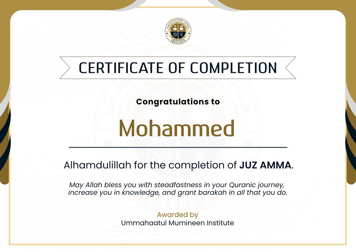 UMMInstitute's tweet image. 🌟May Allaah put it heavy on his scale of good, aameen!

Begin your Quran journey with us today! DM us: 

umminstitute.com/contact-us/

#Quran #OnlineQuranClasses #IslamicLearning #Tajweed #DeenJourney #MuslimFamily #LearnQuranOnline