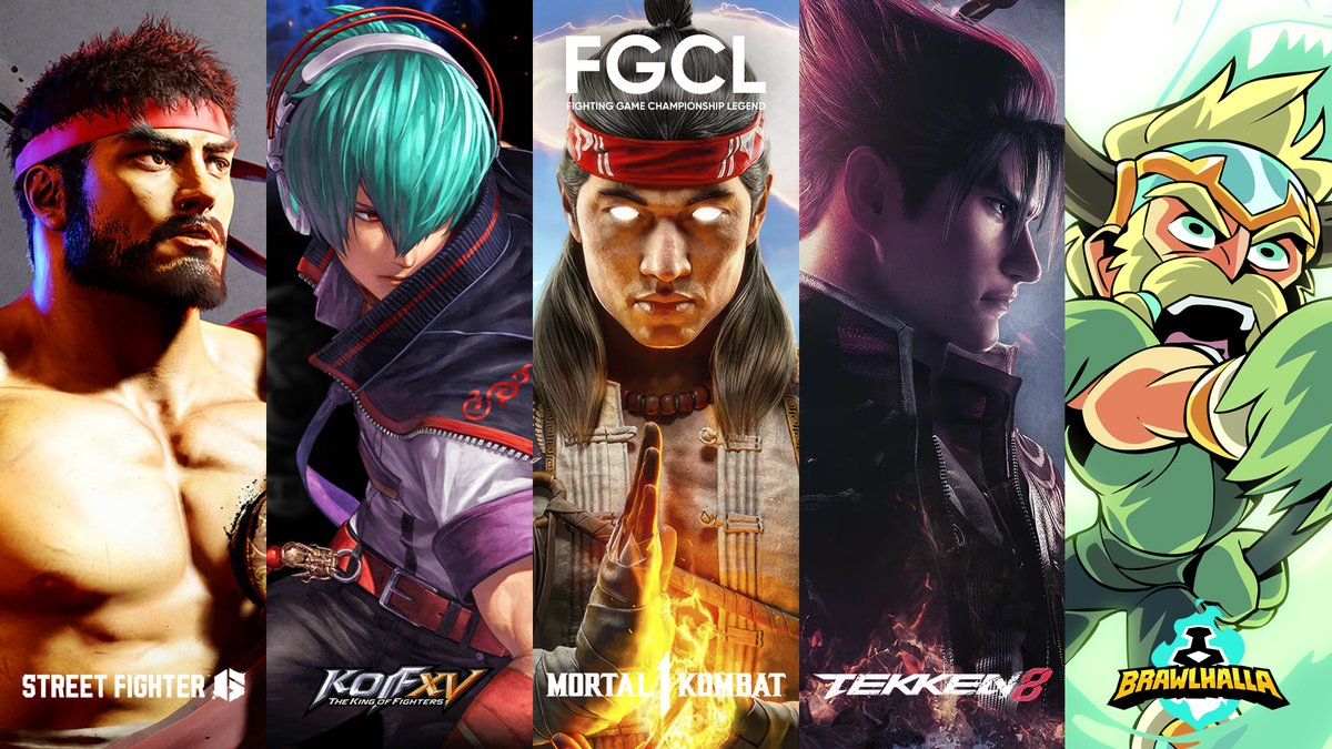 Conheça os títulos do FGCL, o palco onde as lendas são forjadas!

Discover the FGCL titles, the stage where legends are forged!

#MortalKombat #StreetFighter #TEKKEN #kof #brawlhalla #eSports