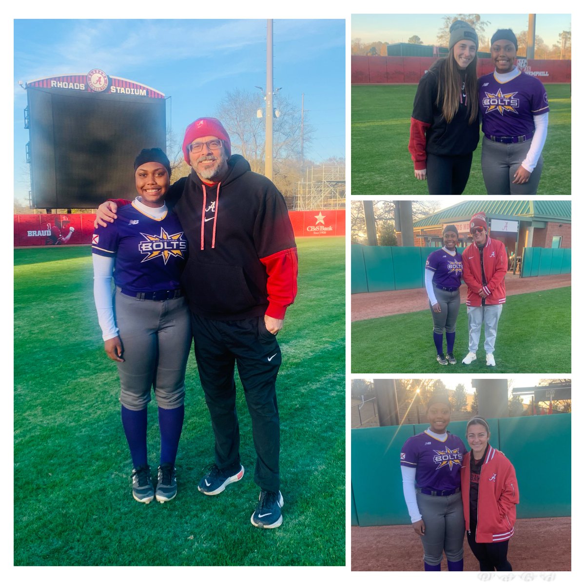 Thank you <a href="/UACoachMurphy/">Patrick Murphy</a> and staff <a href="/KaylaBraud1/">Kayla Braud</a> <a href="/adamarbour/">Adam Arbour</a> <a href="/RyanIamurri32/">Ryan Iamurri</a> for another great <a href="/AlabamaSB/">Alabama Softball</a> camp! ❤️🤍! It’s always fun and exciting at Rhodes Stadium! #Rolleth 🐘🐘! #2010 #Classof2028 #Goals