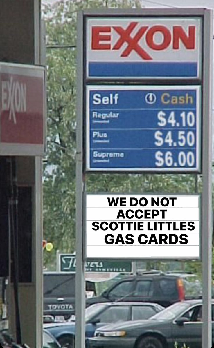 Who’s going to help push when the gas runs out? #SotaShame #keepingthereceipts 👀