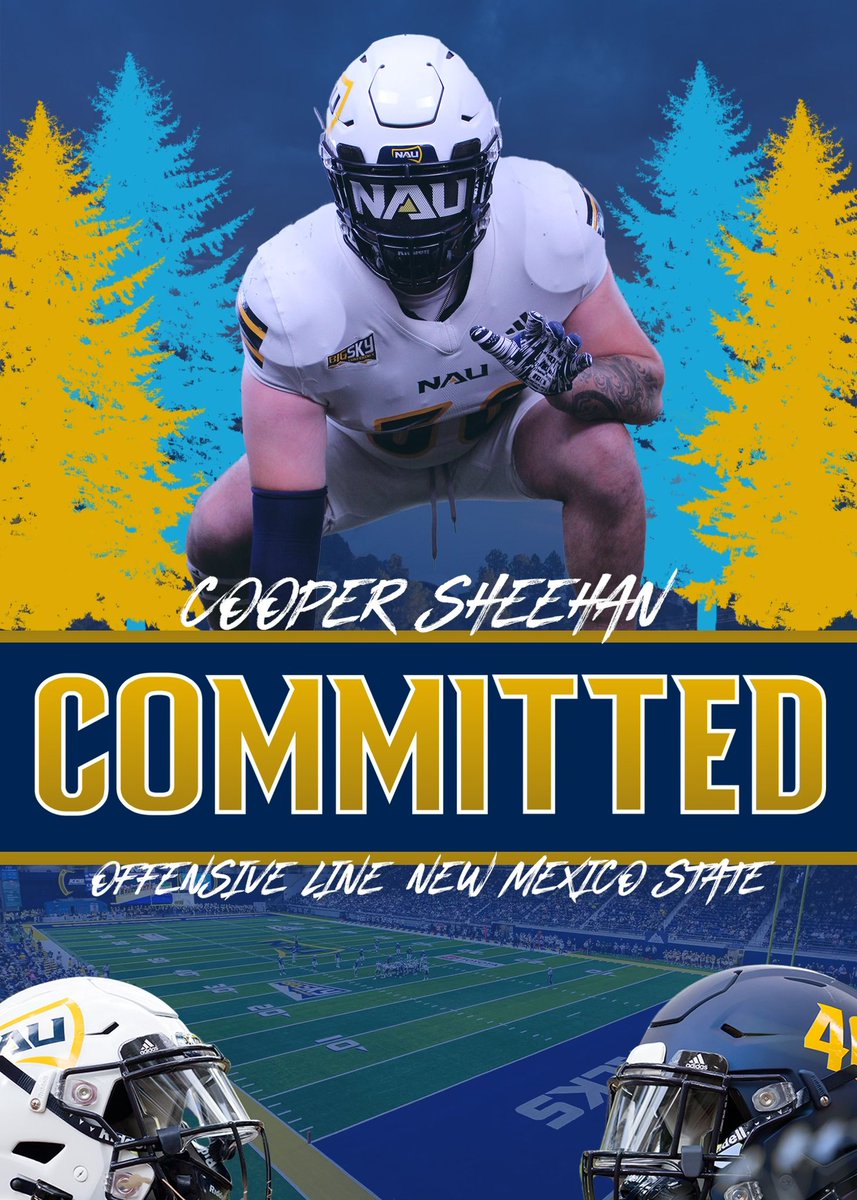 #AGTG I am blessed to say I am now committed to NAU. Grateful and blessed for this opportunity. Can’t wait to get back to work! Go Jacks🪓