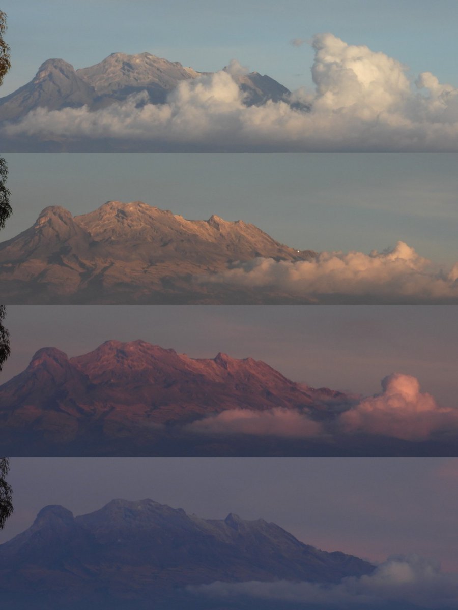 Cuatro instantes
Iztaccihuatl mi amor
Cuatro colores
Al caer el sol hoy