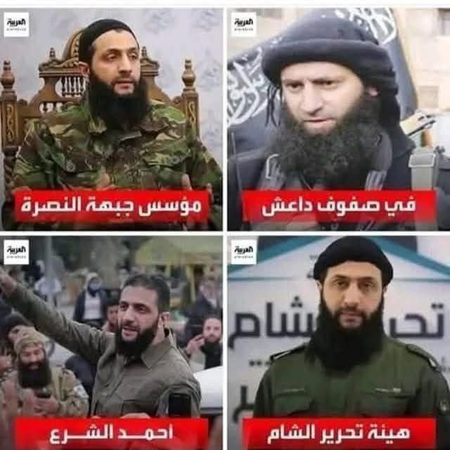 assyrian963's tweet photo. "The Chameleon-Like Zionist-Wahhabi Snake"

👉🏻 Stages of Growth of the Necktie-Wearing Daeshi (ISIS) #justinsyria  #ISIS  #Joulani #helpsyria  #Syrian_Popular_Resistance https://t.co/C7SR6PBWlR