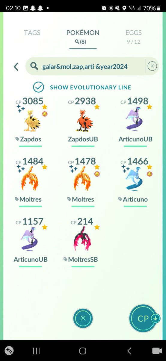 jonassejersen's tweet photo. @TonyTMPokemon1 223 hundos with 2 shundo and 1 shlundo. But thats not the best part. I got realy lucky with the galarian birds. No masterball used for any of them https://t.co/9OwemXBvtk