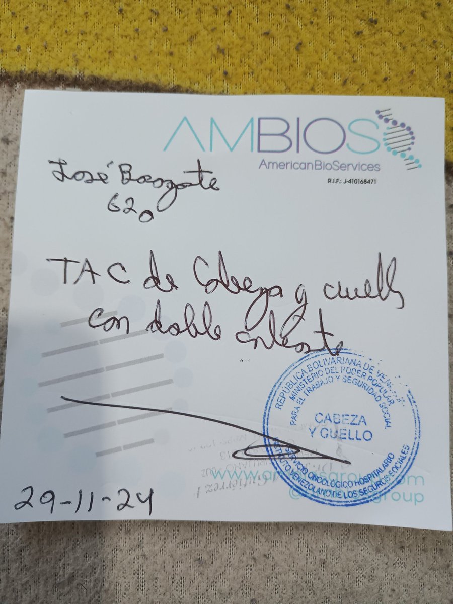 #URGENTE. Cada vez estamos más cerca de la meta.
El Sr José es de Caracas, padece cáncer, aunq no sabe nada. Requiere hacerse un TAC de cabeza y cuello con doble contraste, sale en 250$ de los cuáles ya se han reunido 120$ (faltan 130$).
Con 1$ podemos ayudar.
#Ayuda
#CasoSocial