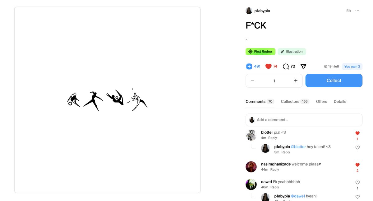 Almost 500 mints🤯

and the beautiful part was connecting with new creative frens through their creations.