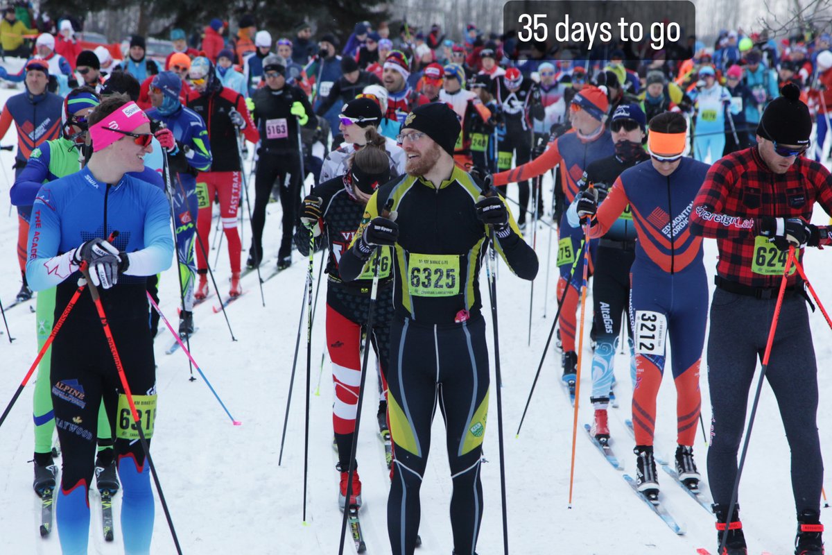 Only 35 days to go to the Canadian Birkie, Feb 7 - 9. Are you ready? Current Early Bird closes January 15th. Registration and more info here: canadianbirkie.com/ski/ #canadianbirkie #crosscountryski #xcski