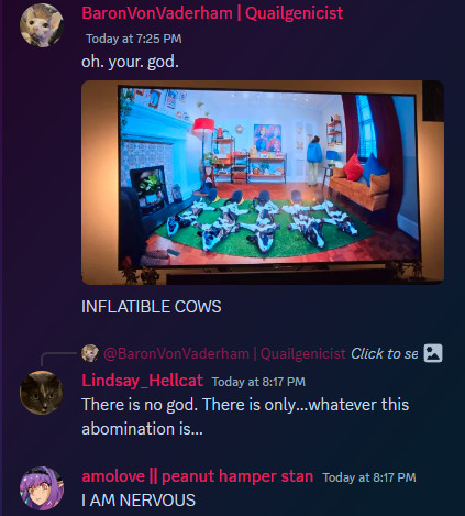 Discord user Baron is watching a helluva TV show <a href="/372Pages/">372 Pages We'll Never Tek Back</a>