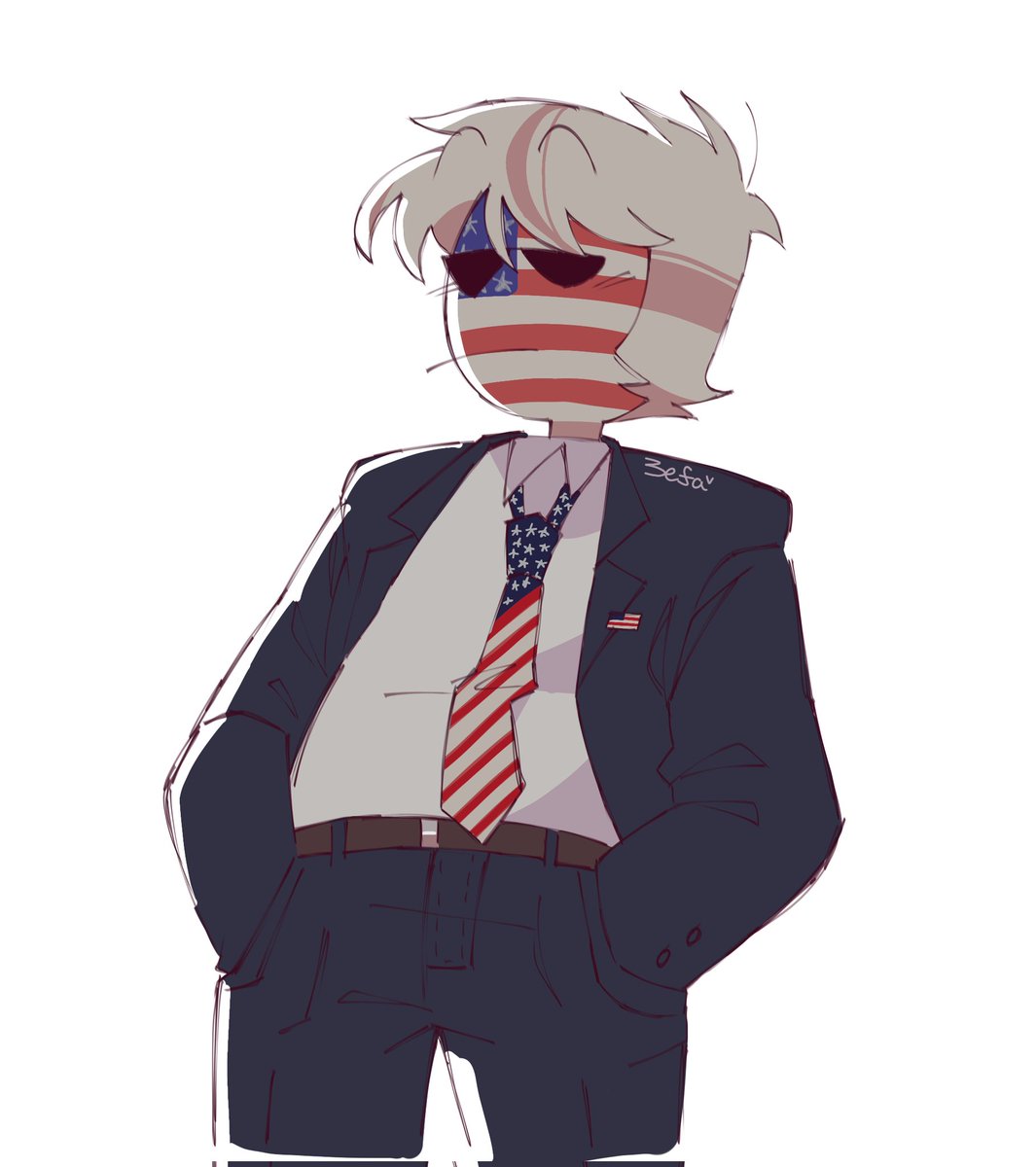 zefyrkameow's tweet image. #CountryHumans #countryhumansusa