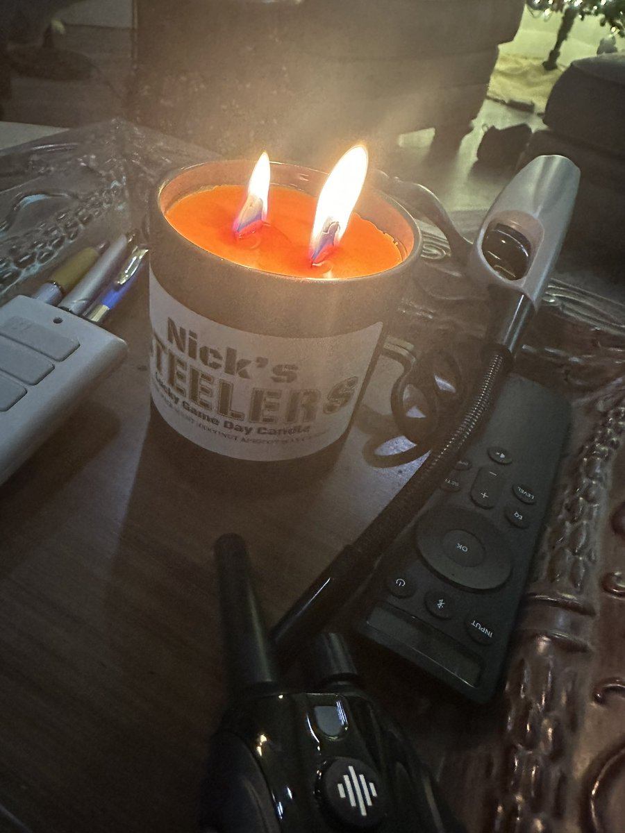 SSMWeitoish's tweet photo. We are burning the lucky gameday candle made by @PurpleReignCC @wrestletinab 
#HereWeGo https://t.co/rhOPr5DlCm
