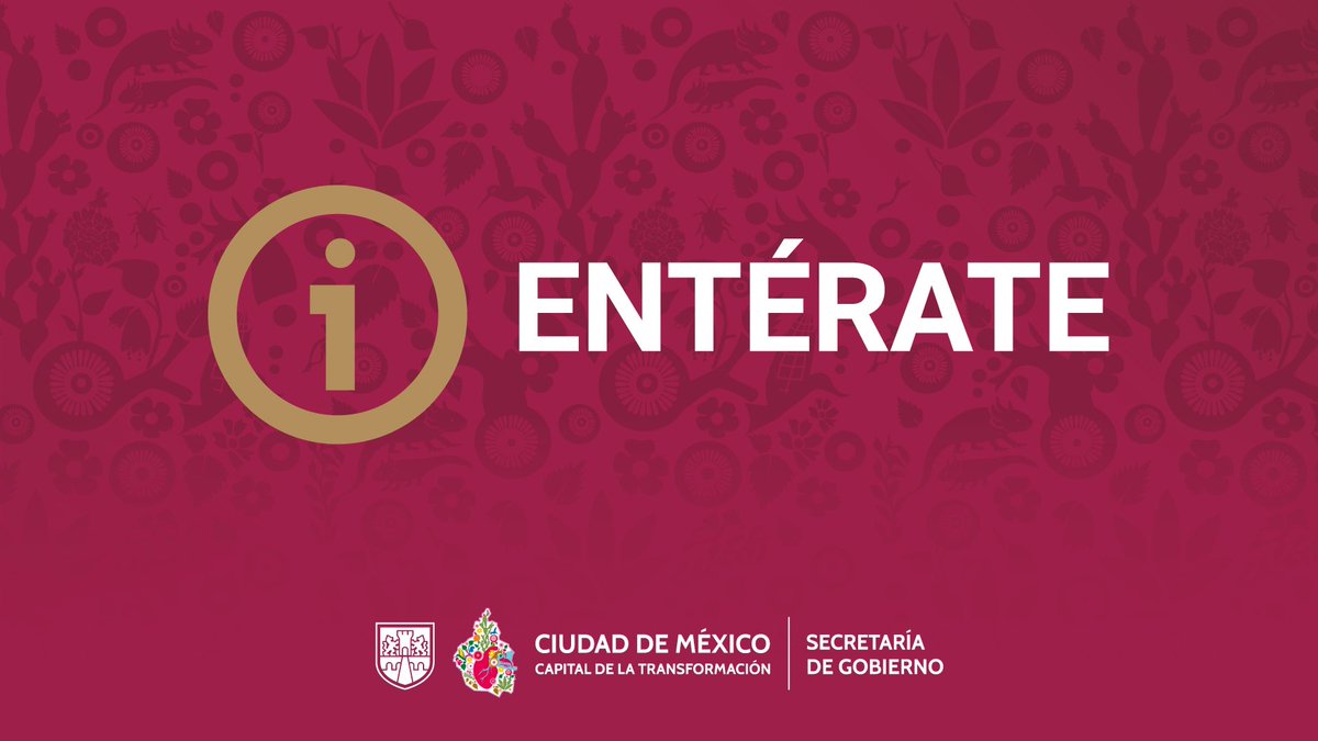 ¡Que no se te pase!🚨

Recuerda que este domingo 5 de enero, a partir de las 12:00 horas y hasta el lunes 6 de enero a las 05:00 horas, la circulación en Eje 1 Norte, entre Av. Paseo de la Reforma y Vidal Alcocer, se mantendrá cerrada debido a la tradicional romería con motivo