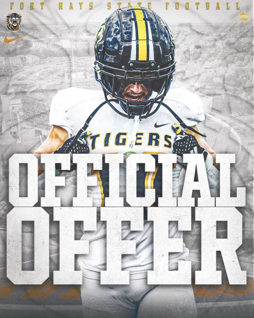 After a great conversation with <a href="/coach_hbrown11/">Hunter Brown</a> and <a href="/CoachBoldin/">Amari Angram-Boldin</a> I am proud to receive a offer to <a href="/FortHaysState/">Fort Hays State University</a>