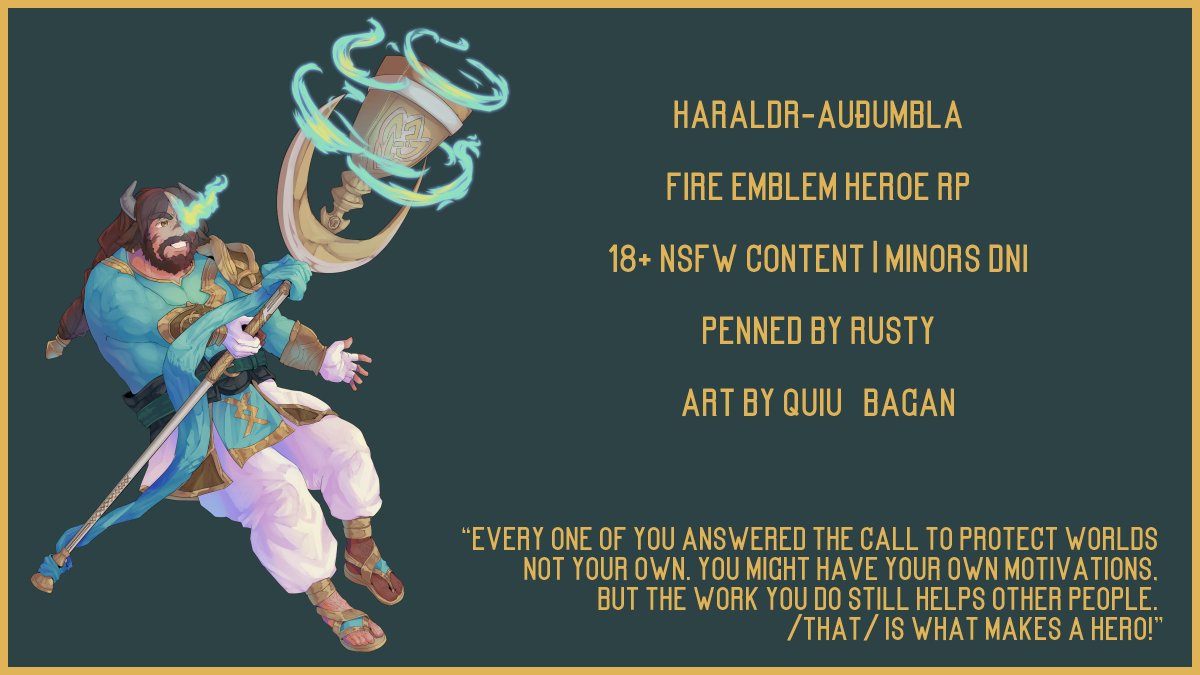 Haraldr-Auðumbla ᛝ God of Potential tweet media
