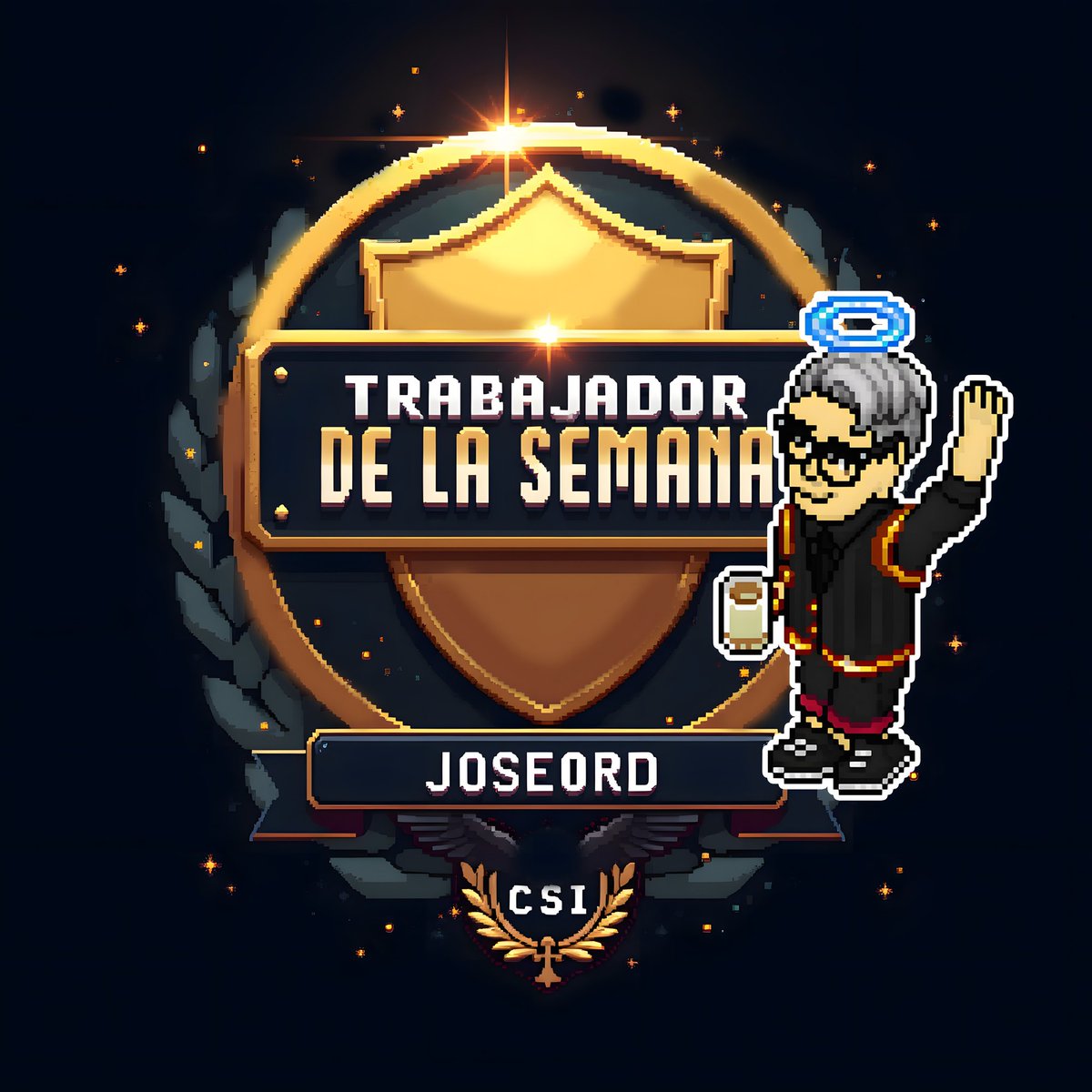 ¡Felicidades! Por su desempeño y compromiso con la agencia queremos felicitar a nuestro nuevo trabajador de la semana: jose0RD ¡Sigue así!