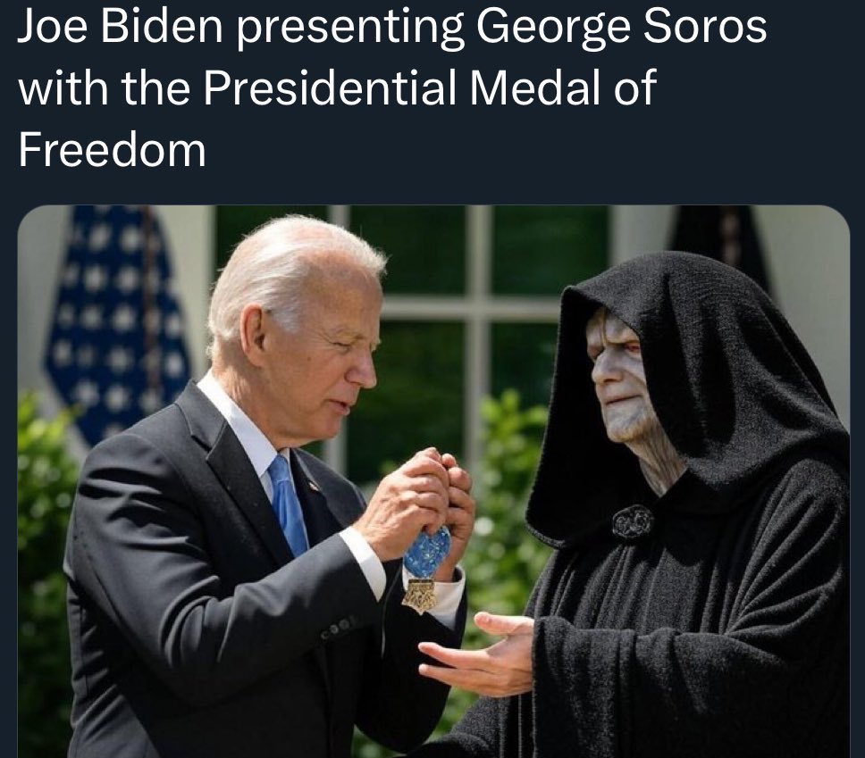 George Soros looking quite good here. Must be the lighting.