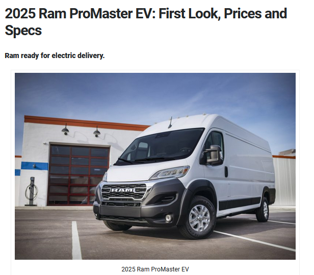 cgautomotive's tweet image. blog.consumerguide.com/2025-ram-proma…
The @RamTrucks ProMaster, electrified for your delivery convenience: #ProMaster #ElectricVehicles