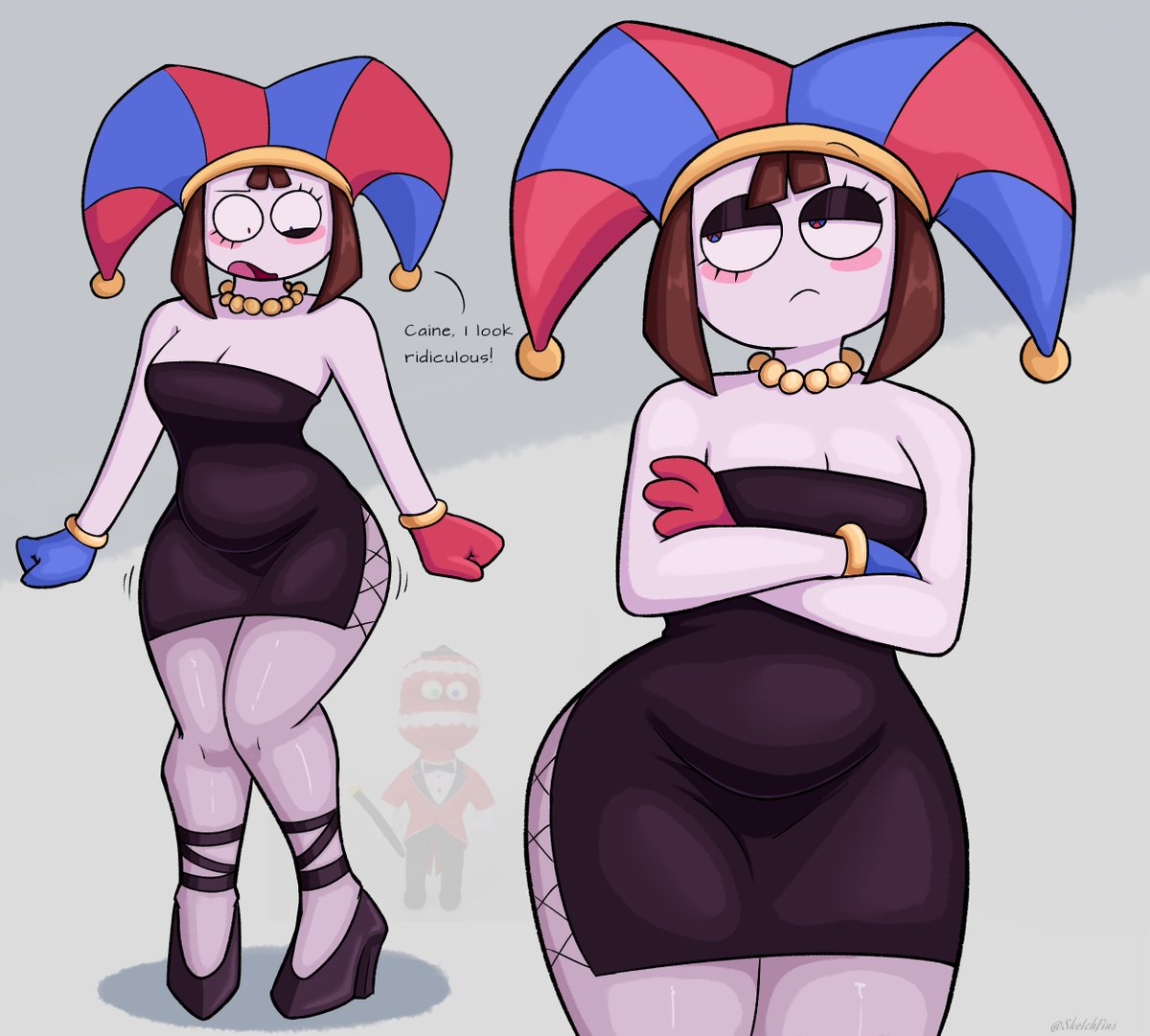 I forgot how to draw Pomni... t.cob6VZu4wL16 