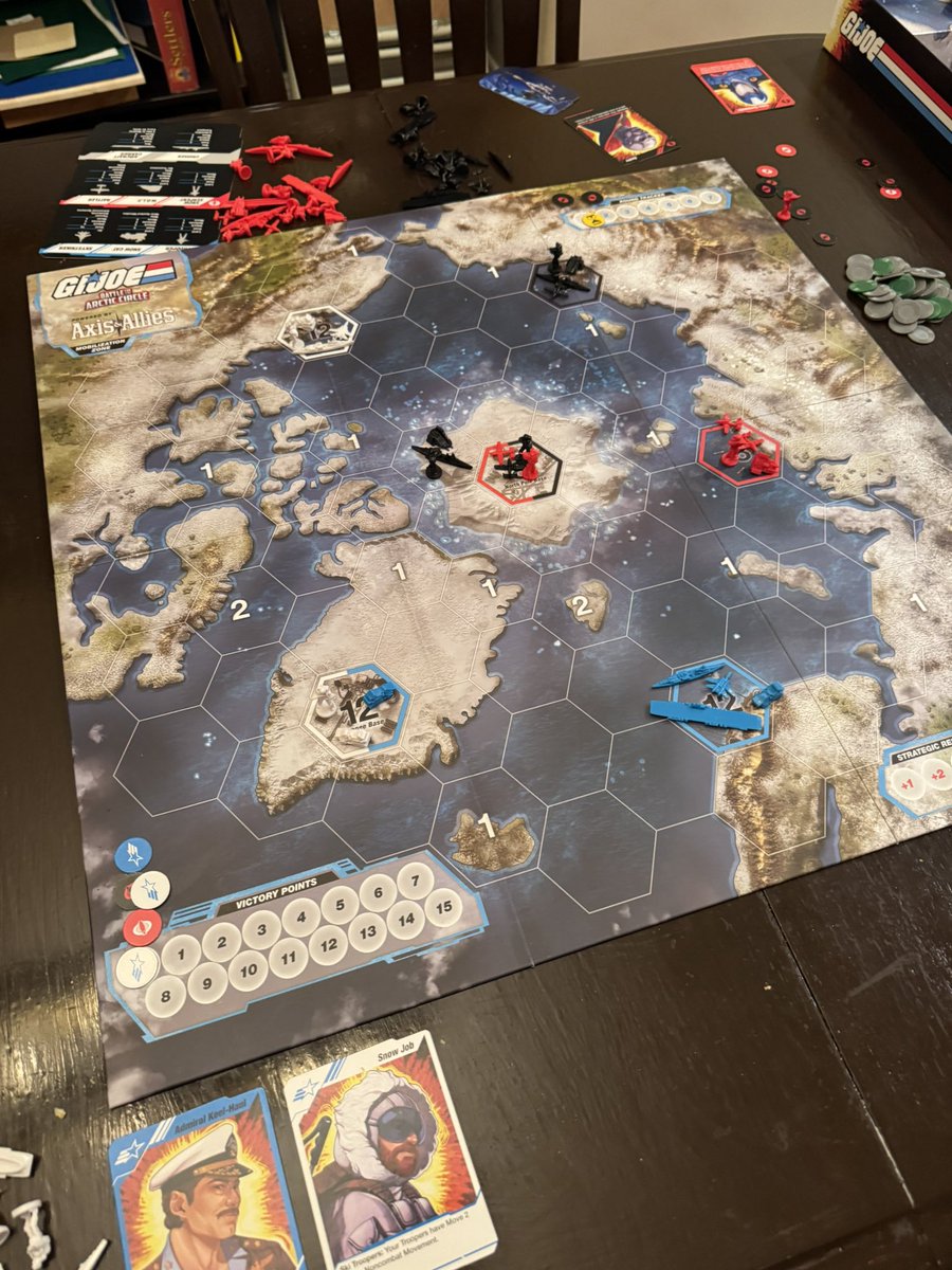 Board game night, GI Joe version :)