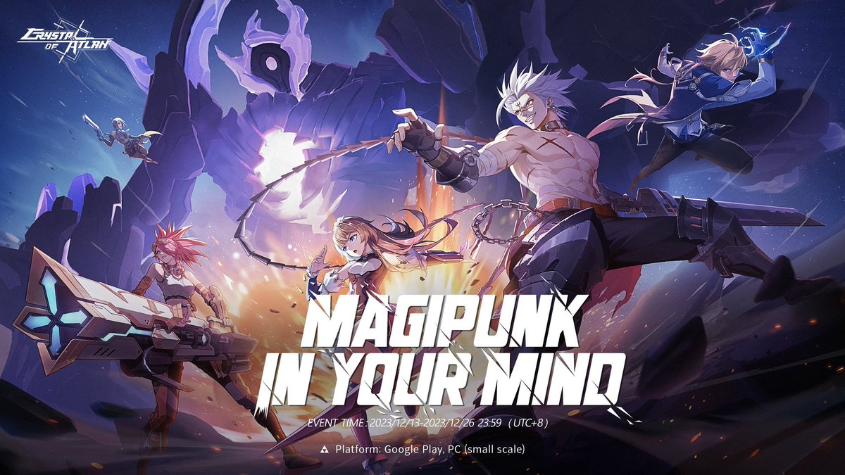 ActuGachaa's tweet photo. Le MMORPG Crystal of Atlan annoncรฉ pour une sortie JP ! La globale aussi est en route ! Aucune date pour le moment mais plus d'infos trรจs prochainement
#CoA #CrystalofAtlan #Magipunk #Action #MMORPG https://t.co/ujqphTCpPW