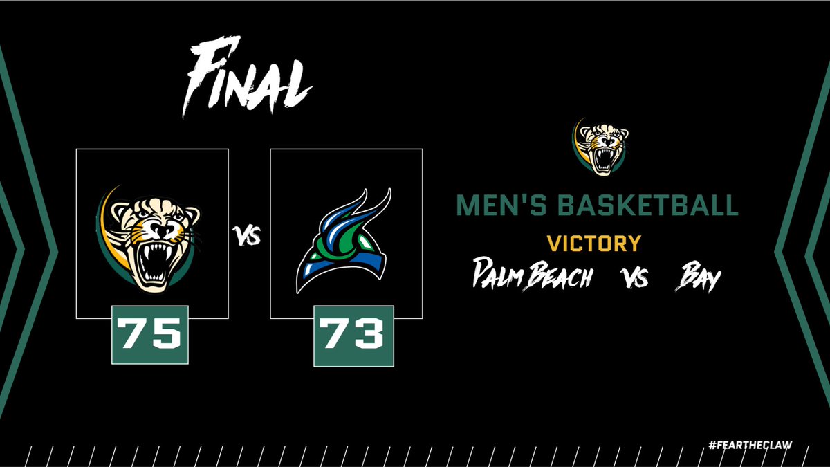 Down goes #16!!! Men's baskeball upsets Bay College as Marvin hits the winning layup from an assist from Syris with under a second remaning!!