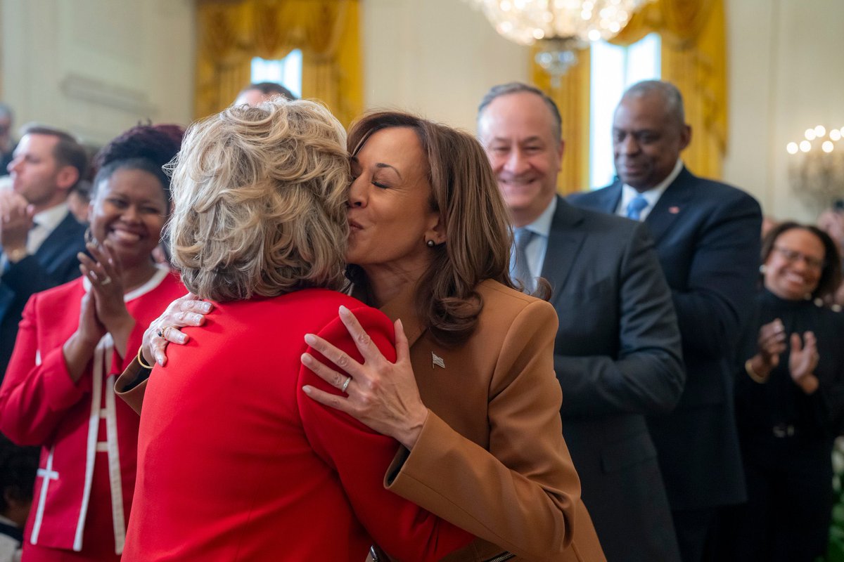 VP Harris and Secretary Clinton—two people who have dedicated their lives to this country. I’m eternally grateful for both of these amazing public servants!