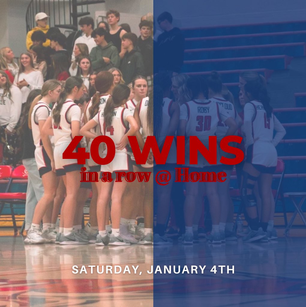 Tonight’s win against Pickett County was the Lady Cavs 40th win in a row on the home court!! #ladycavs