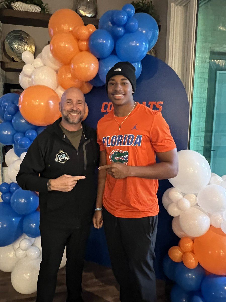 Got to see my guy <a href="/TramellJonesJr/">Tramell Jones Jr.</a> off to start the next chapter in his life at <a href="/UF/">FLORIDA</a>! Your talent is only matched by your tremendous character &amp; your work ethic!
I have no doubt you are going to be a dynamic leader &amp; excited to see you thrive in the SWAMP 🐊love ya kid!🤙🏼