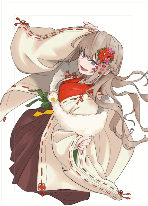 そういえばボツにしたやつを上げてなかったなと思って。色塗りが本当に分からん。 