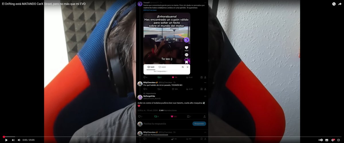 Es como si pudiera ver sus videos diciendo que sigue vivo. Aún me acuerdo cuando subía videos de rally, automation y hacía directos... 😔 <a href="/BillyCherokee/">BillyCherokee⚡</a>