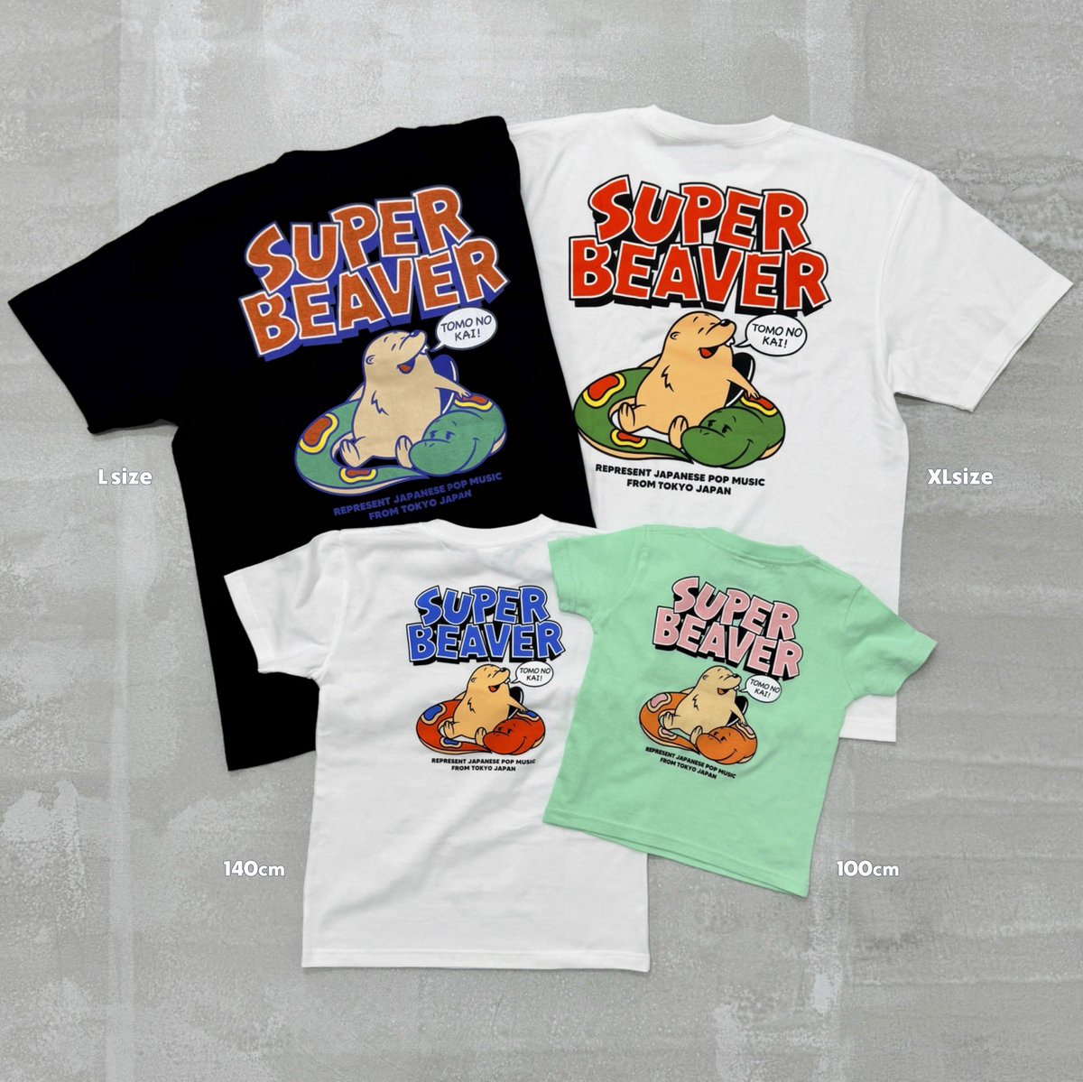 未開封　SUPER BEAVER  友の会　Tシャツ　Lサイズ 商品詳細ページ | SUPER BEAVER “友の会” 会員限定直売所 | SPBVフォト