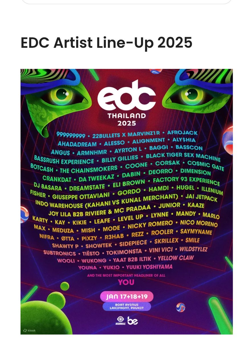 hajime_son's tweet photo. Oh sh_t I forget about this thing..
January big event...
#EDCThailand https://t.co/gTibk6fq2L