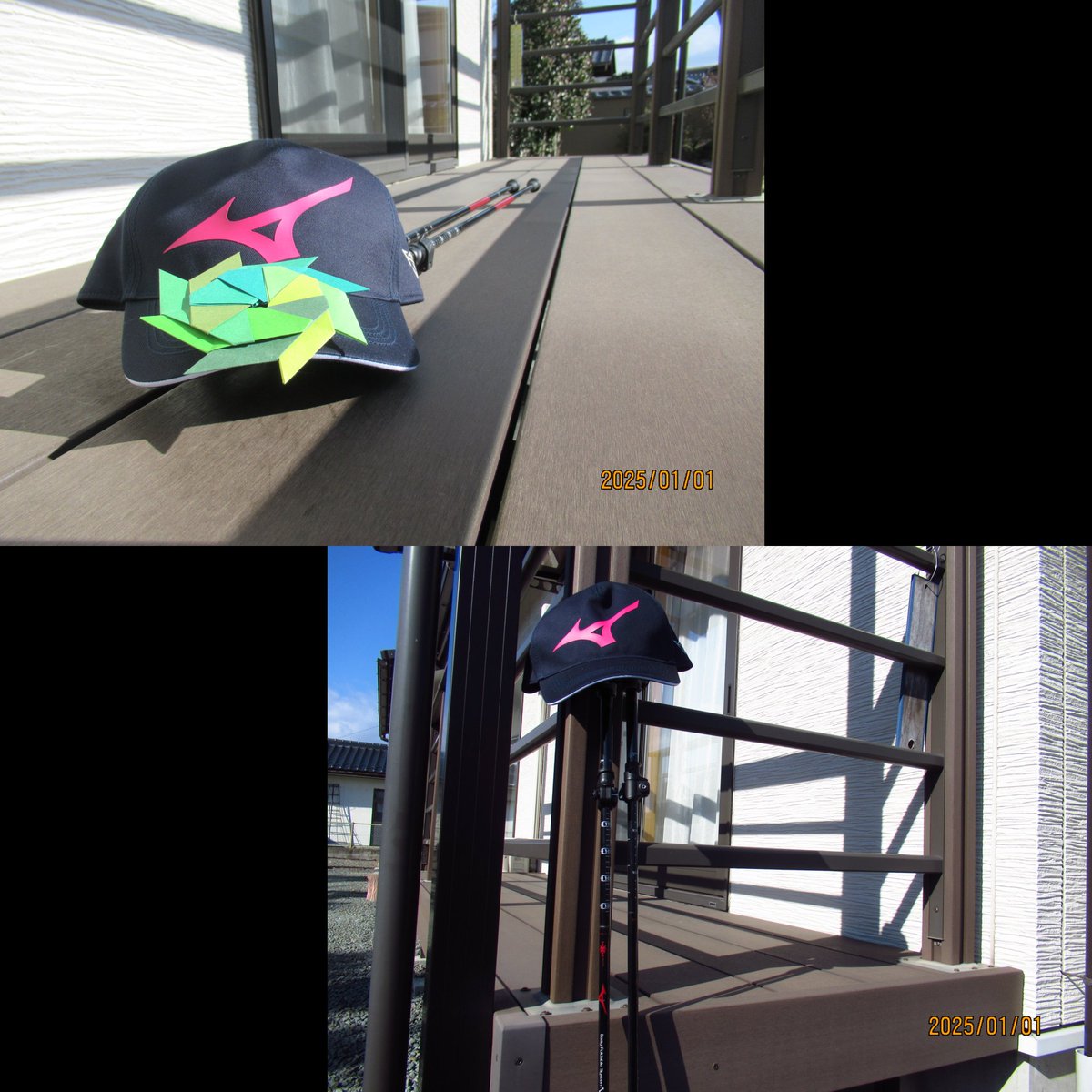 大怪獣栗きんとんつまみ食い。妖怪栗きんとん盗み食い。の人も。ダラダラ正月送っておりませんよ。

正月三が日は晴れ間が広がりまさにウォーキング日和で。元旦から歩き始め。2025年のウォーキングダイエット始動して参りました。

姪っ子ちゃんにもらった手裏剣いいでしょ。お宝にするのだ。