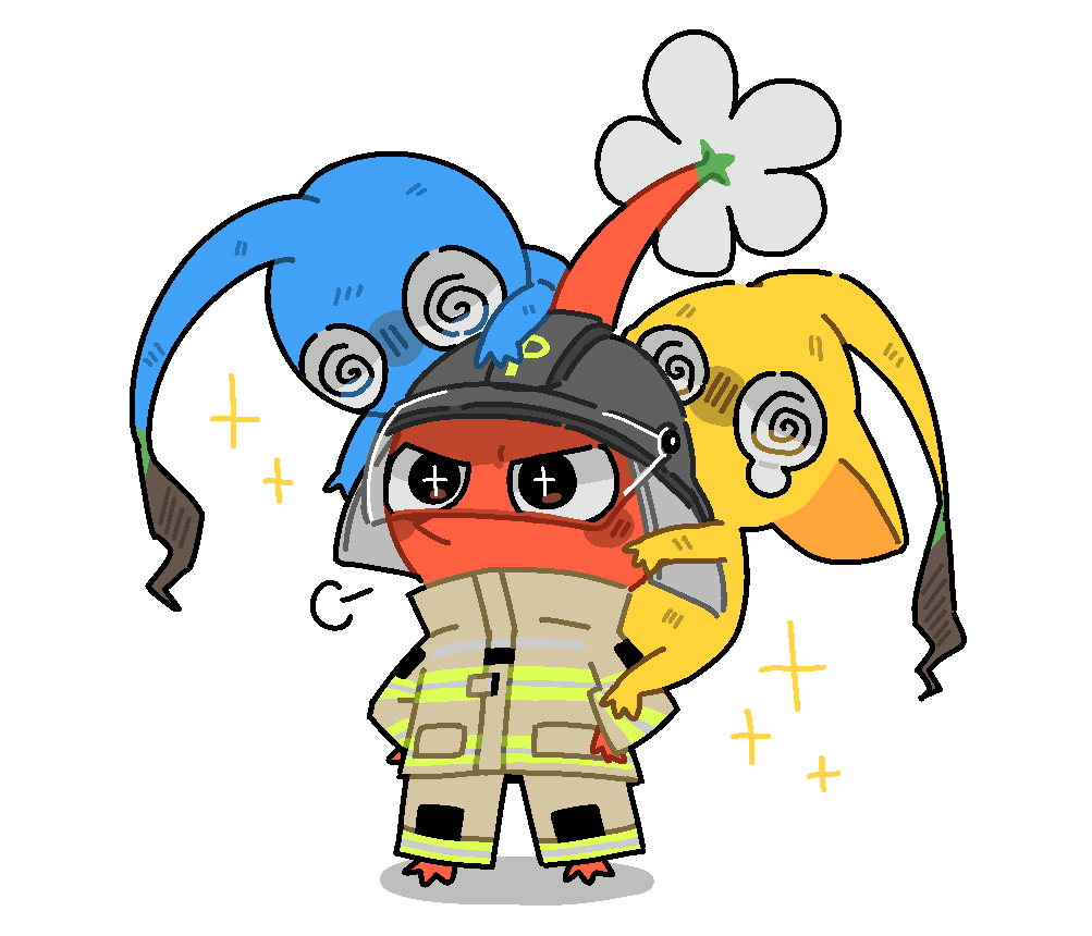 빨강 피크민은 불에 강해요