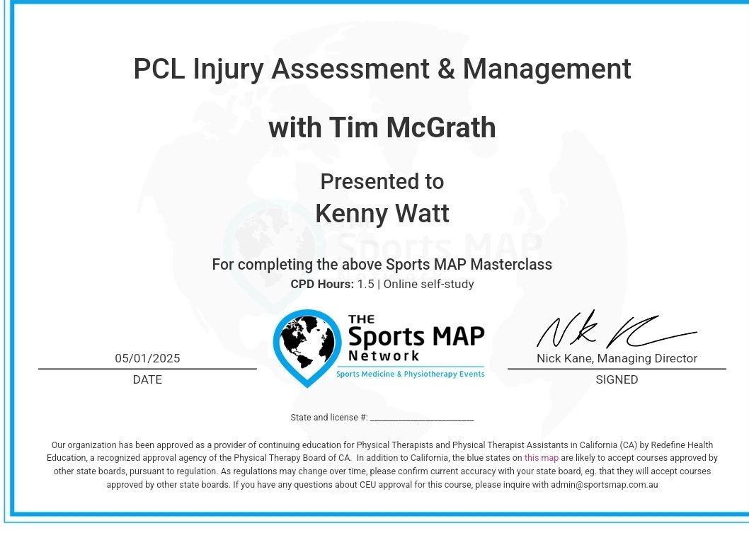 Kenny Watt (@kennywattphysio) on Twitter photo First one of the new year as I take to the early morning Peleton to shift the Christmas beers!!
Really excellent from <a href="/_timmcgrath/">Tim McGrath</a> and <a href="/sportsmapnet/">SportsMAP</a>
Well laid out clinical reasoning and rehabilitation progressions
Accessesd via <a href="/physiosinsport/">ACPSEM</a> and applied <a href="/ProjectPhysio/">project: physio</a> First one of the new year as I take to the early morning Peleton to shift the Christmas beers!!
Really excellent from <a href="/_timmcgrath/">Tim McGrath</a> and <a href="/sportsmapnet/">SportsMAP</a>
Well laid out clinical reasoning and rehabilitation progressions
Accessesd via <a href="/physiosinsport/">ACPSEM</a> and applied <a href="/ProjectPhysio/">project: physio</a>