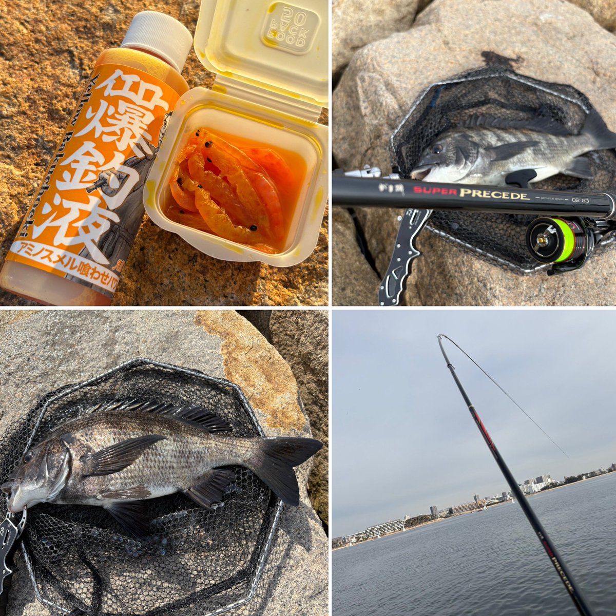 a_a6s's tweet photo. 今年初のフカセ釣行🎣
いろいろ試して…微妙なｱﾀﾘを遠矢ｳｷがいい仕事をしてくれましたー🤗
合わせでビシッと決まって最高🎣
爆釣液ｲｴﾛｰ…ｱﾀﾘあり🐟次回も使ってみよう🧐
#押江込蔵 https://t.co/7vpJaTwECn