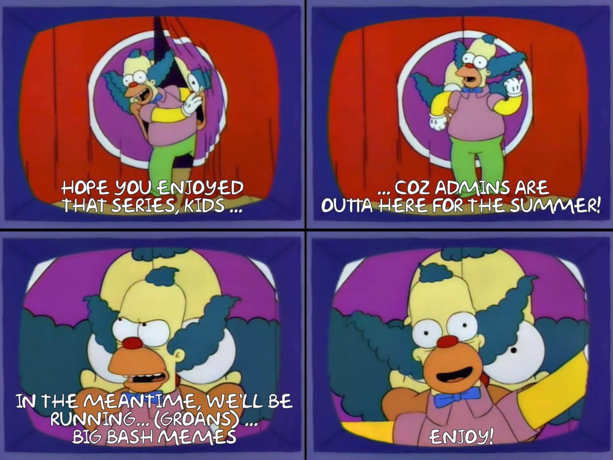 Well, it was a fun ride while it lasted. Come on kids, let’s go home. 

#AUSvIND #BBL14