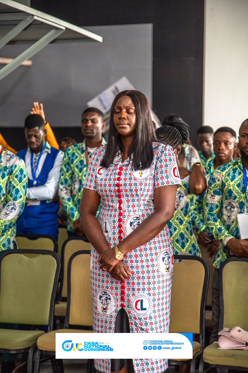 casa_global's tweet photo. and his wife, Mrs. Josephine Amponsah-Frimpong at the climax of the 2024 CASA National Congress where Chairman ministered on the theme “Being a Blessing to your generation”.

[2/3].

#CASACongress24 https://t.co/idcOp7fS74