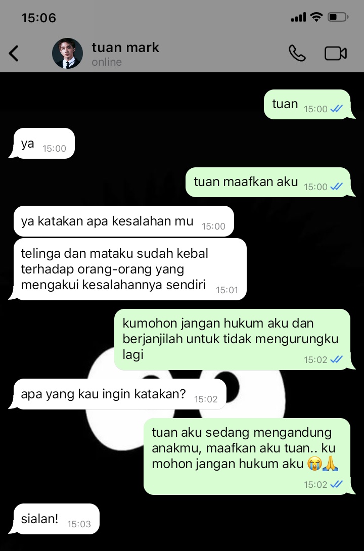 mhissaturnus's tweet image. markhyuck au 

seorang pria cantik yang baru saja lulus dari kuliahnya langsung melamar pekerjaan disebuah tempat rumah besar yang faktanya mantan mafia.

cw : mpreg, obsesi, kekerasan🔞
- aku by planetindy